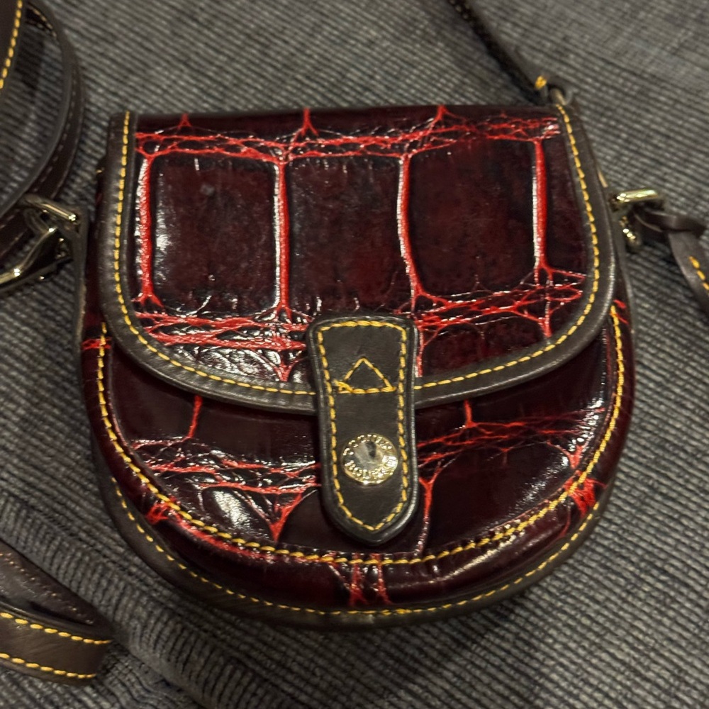 Vintage Dooney & Bourke Mini Flap crossbody